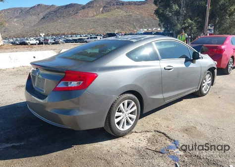 2012 Honda Civic Ex z USA, uszkodzony, nr VIN 2HGFG3B8XCH545067